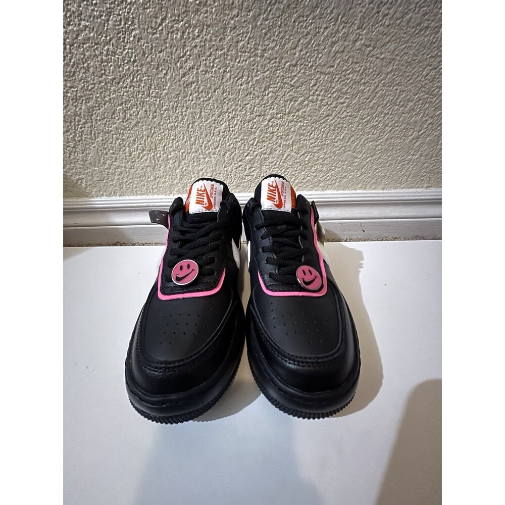 Nike Air Force 1 CU7474-001 Black Pink White Women’s Size 7 EU 38